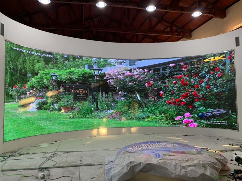 弧形屏，華中科技大學(xué)，P2.5,31.74平方